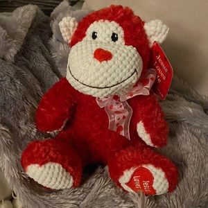 🌸4 for $20🌸 Red monkey stuffed animal
